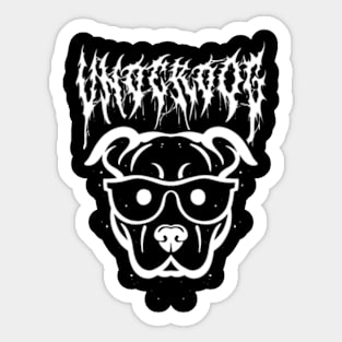 Underdog Metal Sticker